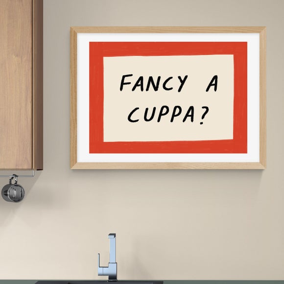 East End Prints Fancy a Cuppa Print