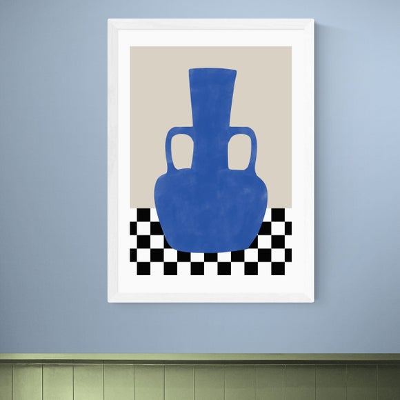 East End Prints Blue Still Life II Print