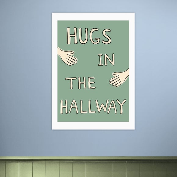 View East End Prints Hugs In The Hallway Print View East End Prints Hugs In The Hallway Print