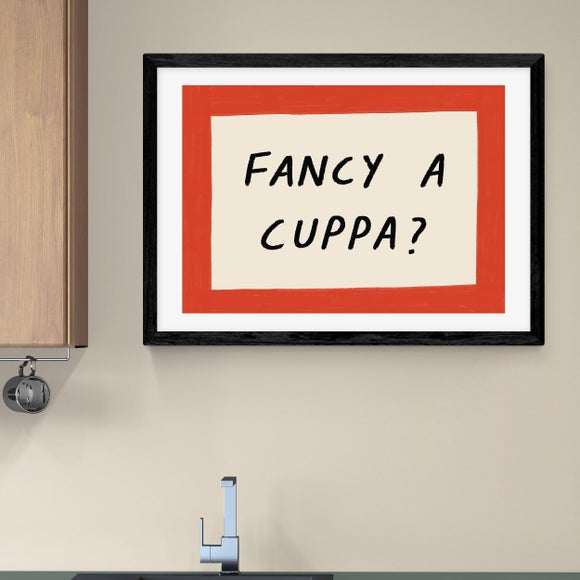 East End Prints Fancy a Cuppa Print