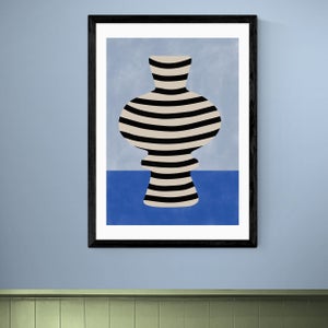 East End Prints Blue Still Life Iii Print