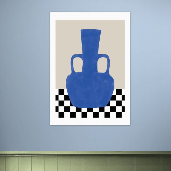 East End Prints Blue Still Life Ii Print