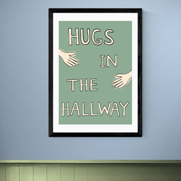 East End Prints Hugs in the Hallway Print