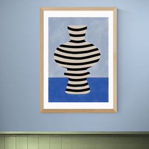 East End Prints Blue Still Life Iii Print