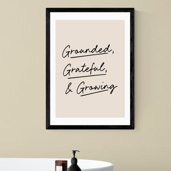 East End Prints Grounded, Grateful, & Growing Print
