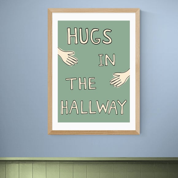 View East End Prints Hugs In The Hallway Print View East End Prints Hugs In The Hallway Print