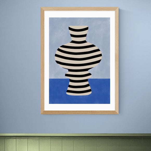East End Prints Blue Still Life Iii Print
