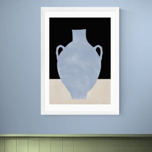 East End Prints Blue Still Life I Print