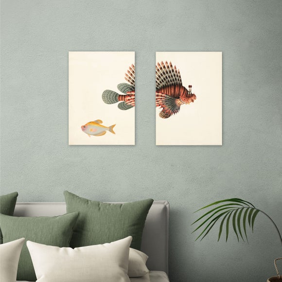 East End Prints Set Of 2 Fish Prints
