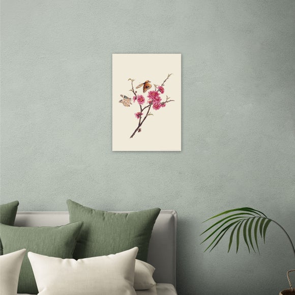 East End Prints Flower & Butterflies Print