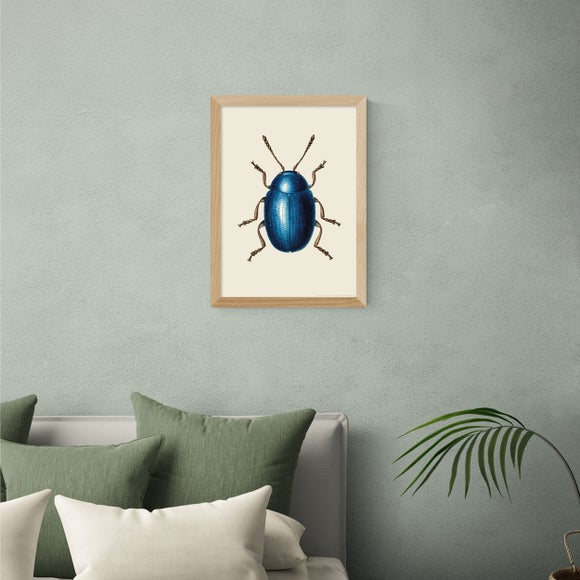 East End Prints Mustard Beetle Print