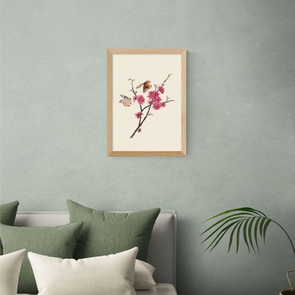 East End Prints Flower & Butterflies Print