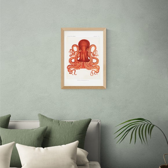 East End Prints Vintage Octopus Print