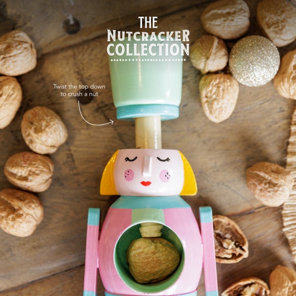 KitchenCraft The Nutcracker Collection Wooden Woman Nut Cracker