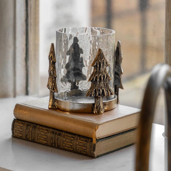 View Christmas Tree Hurricane Candle Holder View Christmas Tree Hurricane Candle Holder