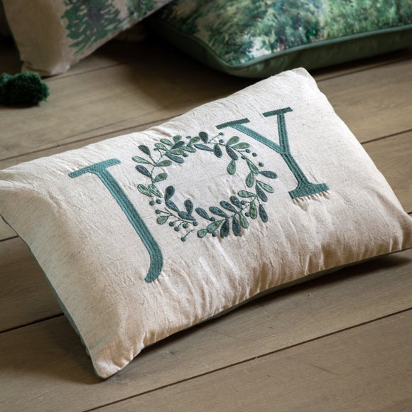 Woodland Deer Patterned Rectangular Cushion