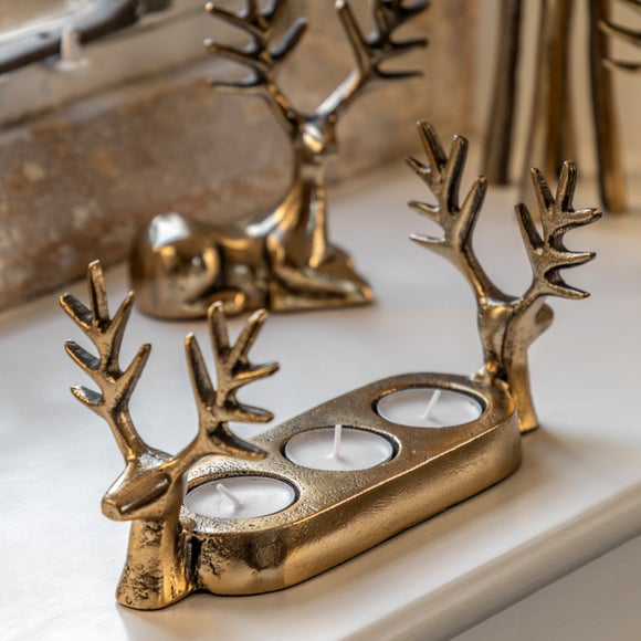 View Cedar & Sage Might Stag Tealight Holder View Cedar & Sage Might Stag Tealight Holder