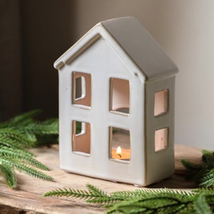Cedar & Sage Ceramic Cosy Home Tealight Holder