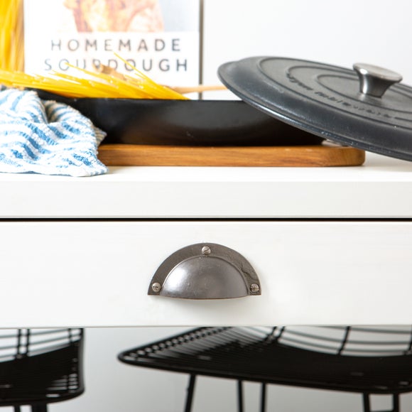 Hammer & Tongs Set of 4 Curved Cup Shaped Cabinet Handles