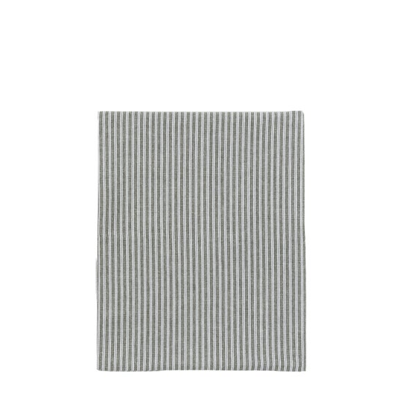 Cedar and Sage Christmas Striped Cotton Table Runner