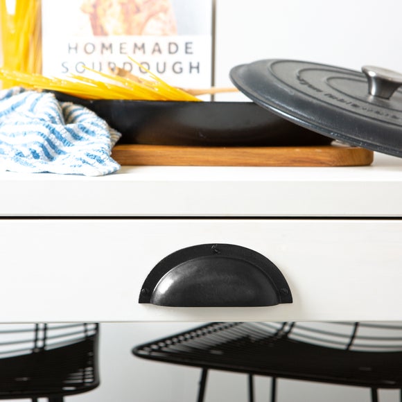 Hammer & Tongs Set of 10 Curved Cup Shaped Cabinet Handles