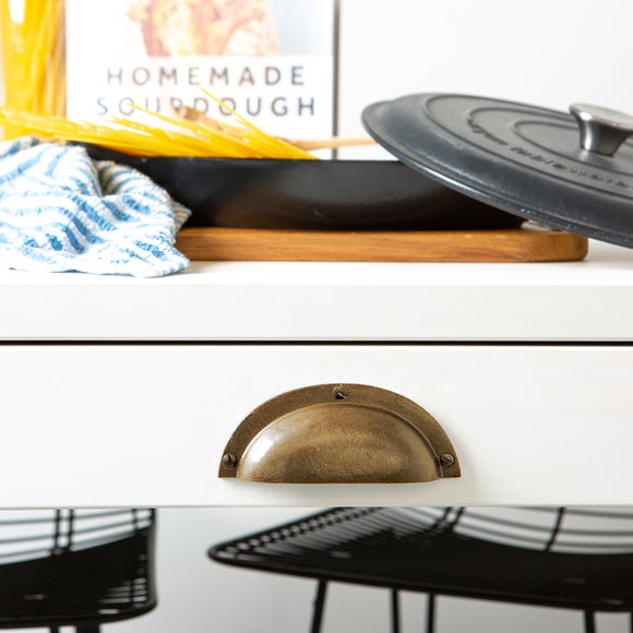 Hammer & Tongs Set of 10 Curved Cup Shaped Cabinet Handles