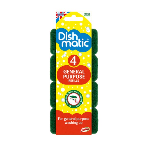 View Dishmatic Pack Of 4 General Purpose Refills View Dishmatic Pack Of 4 General Purpose Refills