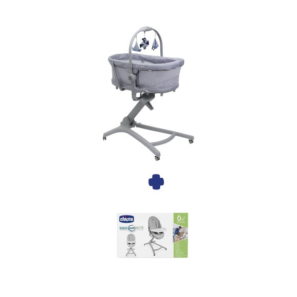 Chicco Baby Hug Pro Highchair and Tray Bundle