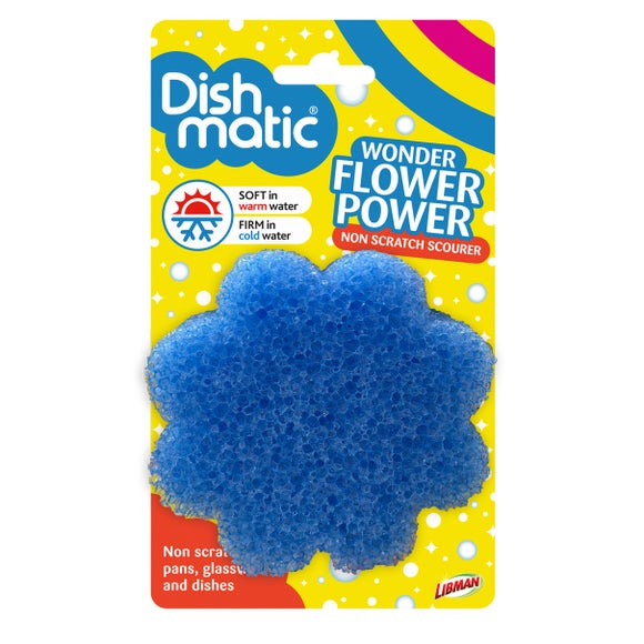 Dishmatic Wonder Flower Power Non-scratch Scourer