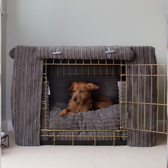 Lords & Labradors Dark Grey Full Pet Crate Set