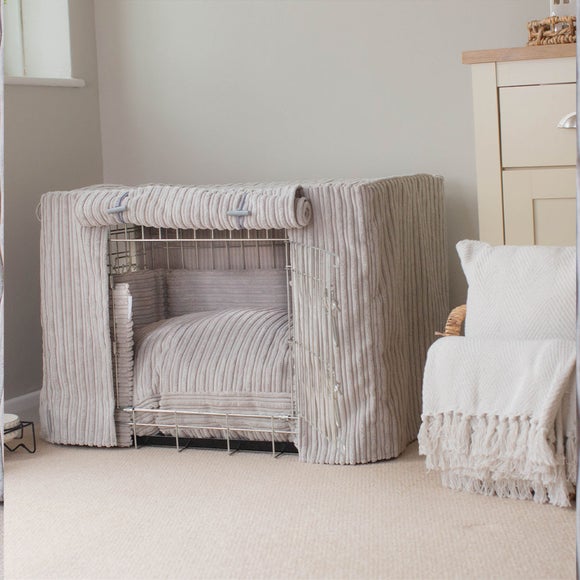 Lords & Labradors Light Grey Full Pet Crate Set