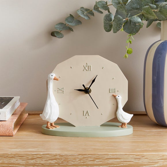 Darcy Duck Mantel Clock