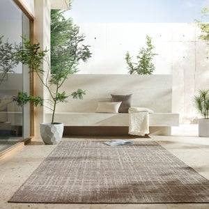 Abstract Indoor Outdoor Textured Rug