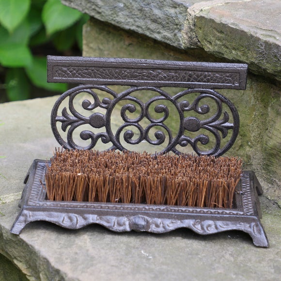 Period Style Ornate Boot Brush & Scraper