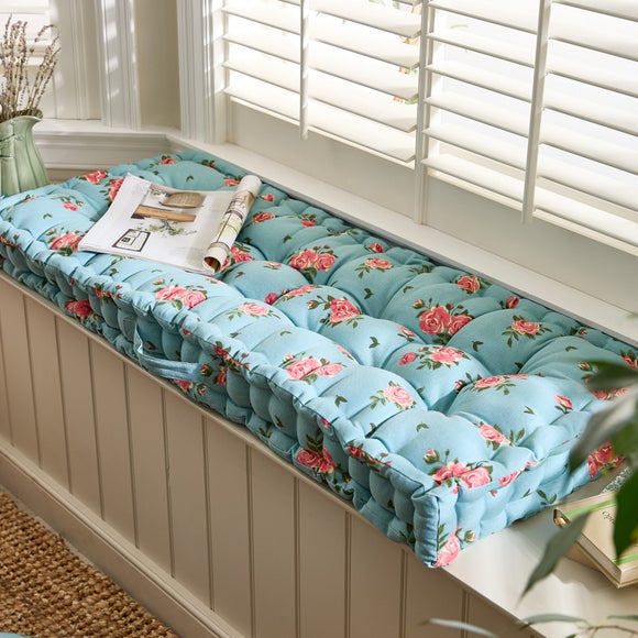 View Vintage Rose Box Bench Pad