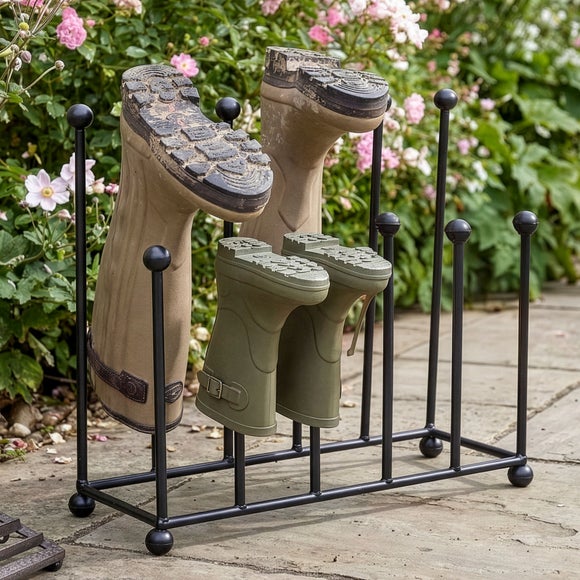 View Large Black Wellington Boot Rack View Large Black Wellington Boot Rack