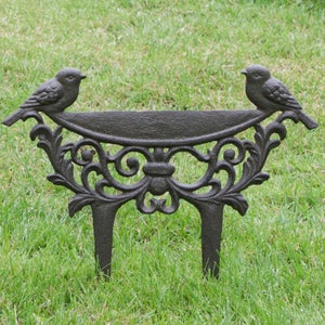 Love Birds Cast Iron Boot Scraper
