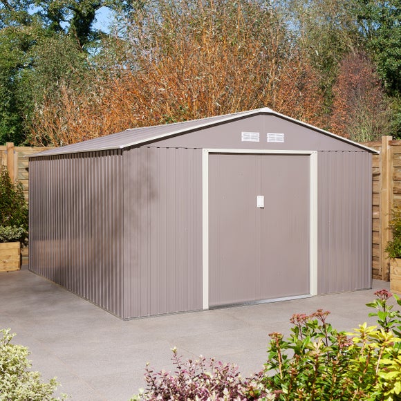 View Trentvale 10ft X 12ft Metal Apex Shed View Trentvale 10ft X 12ft Metal Apex Shed