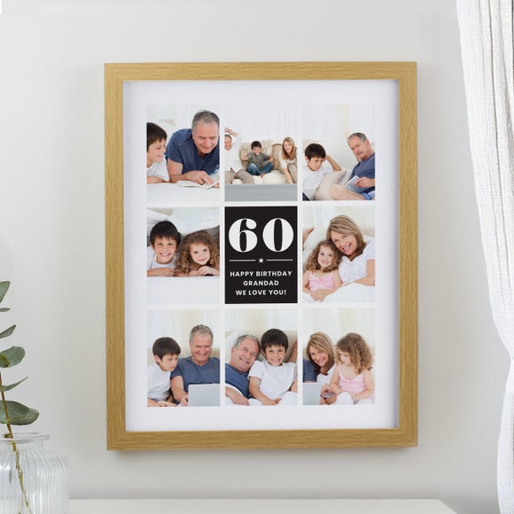 View Personalised Big Number Multi Photo Poster Frame View Personalised Big Number Multi Photo Poster Frame
