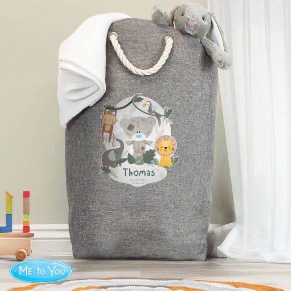 Click to view product details and reviews for Personalised Tiny Tatty Teddy Jungle Animals Storage Bag.