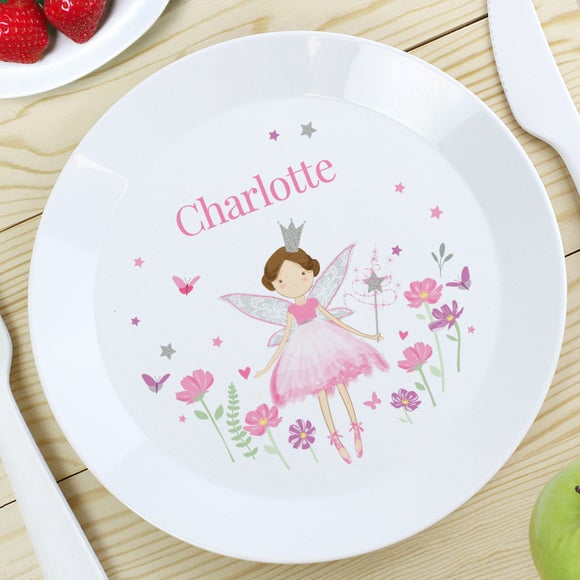Click to view product details and reviews for Personalised Fairy Princess Plate.