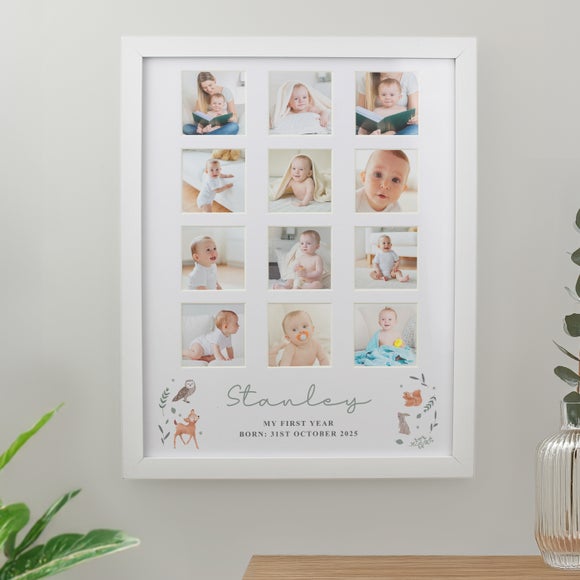 Personalised Woodland Animal Multi Photo Frame