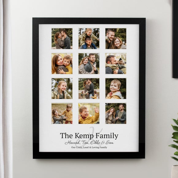 Click to view product details and reviews for Personalised Family Multi Photo Frame.