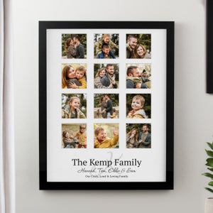 Personalised Family Multi Photo Frame