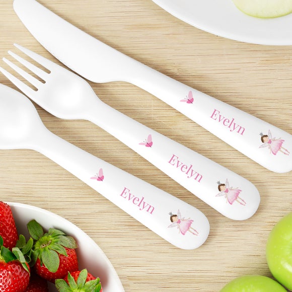 Click to view product details and reviews for Personalised Fairy Princess Plastic 3 Piece Cutlery Set. Click to view product details and reviews for Personalised Fairy Princess Plastic 3 Piece Cutlery Set.