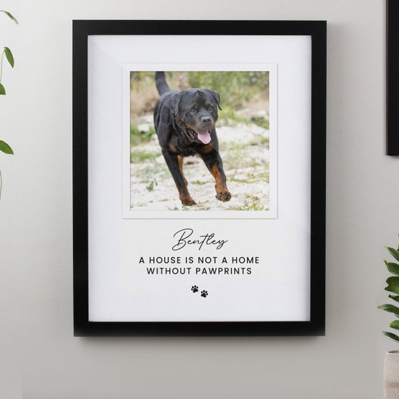 Personalised Pet Photo Framed Print