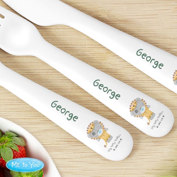 Click to view product details and reviews for Personalised Tiny Tatty Teddy Jungle Animals Plastic 3 Piece Cutlery Set. Click to view product details and reviews for Personalised Tiny Tatty Teddy Jungle Animals Plastic 3 Piece Cutlery Set.