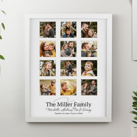 View Personalised Family Multi Photo Frame View Personalised Family Multi Photo Frame