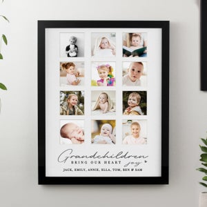 Personalised Grandchildren Multi Photo Frame