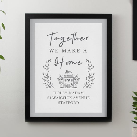 Click to view product details and reviews for Personalised Home Poster Frame.